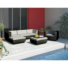 Conjunto de sofá de vime de design simples, móveis de jardim rattan usados para relaxar 2024 - compre barato