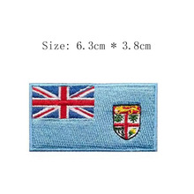 Emblema de la ciudad bordada de Fiyi para abrigo MC, venta al por mayor, camisetas de pecho izquierdo con plancha, bricolaje, original 2024 - compra barato