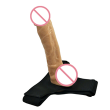 Cpwd-calcinha dildo grande de 23x4.5cm, brinquedo sexual realista para mulheres gays 2024 - compre barato