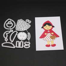 AZSG Lovely Girl Style Cutting Dies For DIY Scrapbooking Dies Decoretive Embossing DIY Decoative Cards Die Cutter 2024 - buy cheap