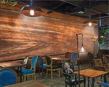 beibehang Custom photo wallpaper mural old wood grain wood wallpaper bar cafe background wall papers home decor papel de parede 2024 - buy cheap