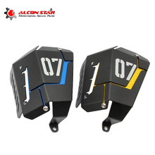 Protetor para tanque de recuperação de motocicleta alconstar-cnc, alumínio, mt07, fz07, yamaha 2024 - compre barato