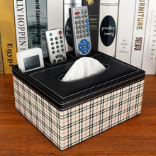 Fashion leather tissue box napkin tray table pumping paper box for  home and car 2024 - buy cheap