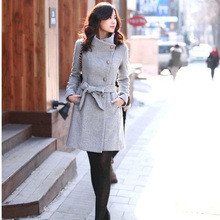 New  Wool Blend Coat Women Long Sleeve Turn-down Collar Outwear Jacket Casual Autumn Winter Elegant Overcoat Z5721 2024 - buy cheap