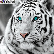 DiaPai-pintura de diamante 5D DIY "Tigre Animal", cuadrados o redondos de imitación bordado de diamantes, estilo punto de cruz 3D, decoración, A21523, 100% 2024 - compra barato