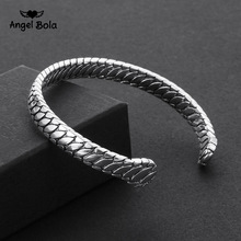 New Arrival Vintage Design Cuff Wristband High Quality Ancient Silver Plated Buddha Bracelet Banquet Accessory Women Gift 2024 - buy cheap