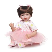 22 Inch 55cm Silicone Soft Lifelike Reborn Baby Dolls Handmade Baby Newborn Lovely Babies Fashion Girl Kids Birthday Xmas Gift 2024 - buy cheap