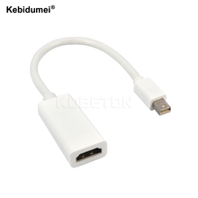 Kebidumei mini cabo adaptador dp, conversor de porta de exibição para thunderbolt para apple, mac, macbrook pro air 2024 - compre barato