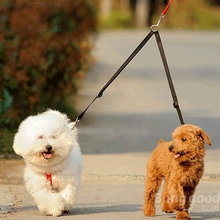 Нейлоновый двойной поводок для собак, двойной свинцовый поводок для собак 2024 - купить недорого