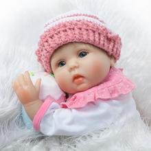 40cm Silicone Reborn Baby Dolls smooth hair dummy magnetic pacifier creative children gift dolls toys bebe alive reborn bonecas 2024 - buy cheap