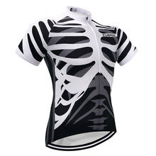 2021 skeleton Men's Cycling Jersey Pro Team MTB bike wear Bicycle clothing short Maillot Roupa Ropa De Ciclismo Hombre Verano 2024 - buy cheap