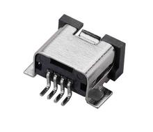 10 шт./лот мини USB 4-контактный SMT SMD гнездовой разъем для хвостовой зарядки 2024 - купить недорого