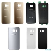 Для SAMSUNG Galaxy S7 edge G930A G930F G935F G935A Задняя крышка батареи Дверь Задняя стеклянная крышка Корпус чехол замена крышка батареи 2024 - купить недорого