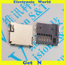 500 Uds bandeja de soporte de tarjetas Micro SD T-Flash enchufe de tarjeta de soldadura exterior auto empuje tipo TF conectores 2024 - compra barato