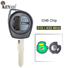 KEYECU 315MHz/ 433MHz ID46 Chip Replacement 2 Button Remote Key Blank Fob for Suzuki Swift 2005 2006 2007 2008 2009 2010 2024 - buy cheap