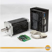 ¡De Kit CNC! Ley de Motor 1PC Nema42 Motor paso a paso 42HS1460 150mm 6A 3256oz-in + 1 conducción de PC DM2722 230V 9.8A de bordado de la máquina 2024 - compra barato