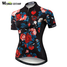 Weimostar Cycling Jersey women Summer Pro team Bike Clothing Short Sleeve MTB Bicycle Jersey Shirt Cycle Wear Maillot Ciclismo 2024 - buy cheap