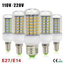 E27 E14 LED Corn Light lamp AC 220V 110V SMD 5730 Led corn bulb lighting lamp 69/56/48/36/24Led E27 Led Bulbs Lamp Light 2024 - buy cheap