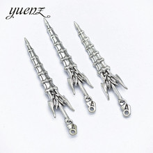 YuenZ 8pcs Antique Silver color Game animation weapon Charms for diy charms pendant necklace jewelry making M54 2024 - compre barato