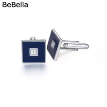 BeBella Men's crystal square cufflinks made with Czech crystal  for Father's Day gift 2024 - buy cheap