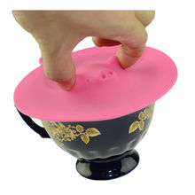 Горячая маленькая поросенка силиконовая крышка для чашки против пыли кофейная крышка инструмент 2024 - купить недорого