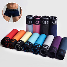 2018 Brand Boxer 10pcs Mens Underwear Cotton Man Big Short Colorful Breathable Solid Flexible Shorts Boxer Pure Color Underpants 2024 - buy cheap