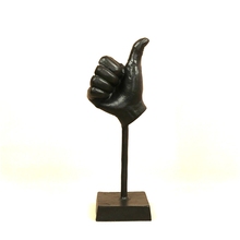 Abstract Cast Iron Hand Gesture Sculpture Metal Finger Statue Figure Body Art Decor Ornament Handicraft Souvenir Novelty Gift 2024 - buy cheap
