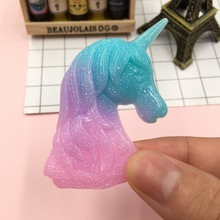 Resin Kawaii Hot Selling Big Rainbow Unicorn, for Jewelry Accessory, Hair Bow Center Scrapbooking, DIY (42*57mm) 2024 - buy cheap