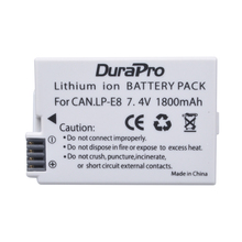 DuraPro LP-E8 Battery LP E8 LPE8 Batteries For Canon EOS 550D 600D 650D 700D kiss X4 X5 X6i X7i Rebel T2i T3i T4i T5i 2024 - buy cheap