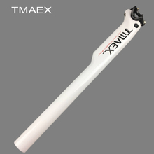TMAEX полностью углеродный Подседельный штырь для шоссейного велосипеда, запчасти для ветрозащитного сиденья, MTB велосипед с сиденья 27,2/30,8/31,6 мм, детали для велосипеда, ультра-светильник 2024 - купить недорого