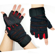 Men Women Gym Gloves with Wrist Wrap Support for Workout Fitness Weight Lifting MC889 2024 - buy cheap
