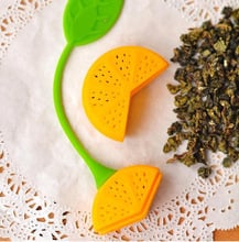 Strawberry Lemon Design Loose Tea Leaf Strainer Herbal Spice Infuser Filter Tools Tea Strainer Silicone 2024 - buy cheap