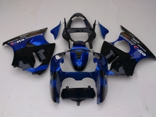 Injection mold high quality Fairing kit for Kawasaki ZX 6R 2000 2001 2002 ZX6R 00 01 02 blue black ABS fairings set AA29 2024 - buy cheap