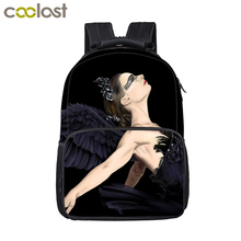 Mochila Vintage de Ballet para mujer, bolso de viaje para ordenador portátil, mochila para chicas adolescentes, escolares, libros para niños 2024 - compra barato