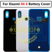 for Xiaomi mi 8 Back Battery Cover Rear Door Housing Case Glass Panel mi 8 Replacement For 6.21" xiaomi mi8 Battery Cover 2024 - buy cheap