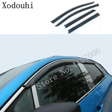 Car Body Styling Cover Stick Lamp Plastic Window Glass Wind Visor Rain/Sun Guard Vent 4pcs For Renault Captur 2015 2016 2017 2024 - buy cheap