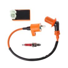 Motorcycle Racing Performance CDI & Ignition Coil & Spark Plug Kit For GY6 50CC 125CC 150CC-KKO 2024 - buy cheap