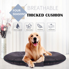 Durable Pet Kennel Removable Mat Thicken Dog Bed Sofa with Cotton Filled Cushion for Puppies Small Medium Large Dogs Cats Bench 2024 - buy cheap