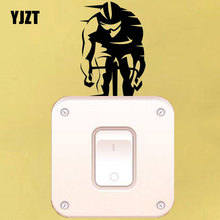 YJZT Cycling Words Cyclist Race Bike Sport Decoration Wall Room Home Vinyl Switch Sticker Decals 8SS-2400 2024 - buy cheap