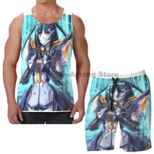 Summer Casual funny print men Tank Tops Women PSO 2   Darkness Outfit  men Board beach shorts women sets fitness sleeveless vest 2024 - buy cheap