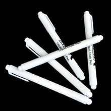 6pcs/set Blackboard Pen Water-based Gel Pen White Ink Color Marker Office Supplies Liquid Clean Chalk Foldable 2024 - buy cheap