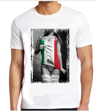 Camiseta italiana de verano para hombre, camiseta Sexy con cuello redondo, Camisetas informales de manga corta, Camisetas geniales 2024 - compra barato