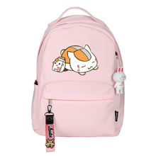 Natsume anime s livro de amigos anime mochila gato professor feminino bagpack kawaii bonito mochila de viagem de volta pacote bonito sacos de escola 2024 - compre barato