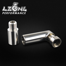 LZONE - O2 Sensor de oxígeno espaciador de extensión en ángulo 90 grados O2 extensión de tapón M18 X 1,5 JR-OSE01 2024 - compra barato