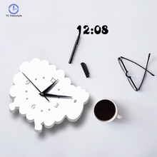 Nordic Clock Mute Sheep Children Room Wall Clock Bedroom Background Home Decoration Accessories Modern Wall Wathes 2024 - buy cheap