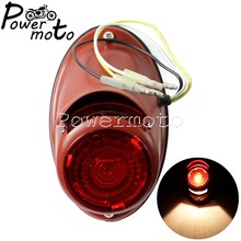 Motorcycle 12V Rear Fender Light for R71 R75 M1 M71 KS750 BW40 Zündapp KS750 Wehrmacht BW40 Ural Sidecar Tail Brake Light 2024 - buy cheap