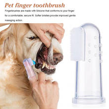 Pet Finger Toothbrush Teddy Dog Brush Bad Breath Tartar Teeth Tool  Dog Cat Teeth Care Cleaning Supplies 2024 - buy cheap