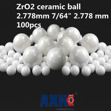Rolamentos Free Shipping 100pcs 2.778mm 7/64" 2.778 Mm Zro2 Ceramic Balls Zirconia Used In Bearing/pump/linear Slider/valvs G5 2024 - buy cheap