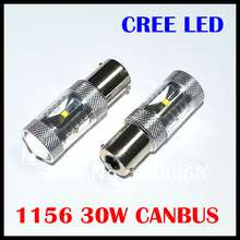 Free Shipping 2 Piece/lot Canbus error free Cree chips led 30W 1156 led canbus ba15s led 12v led  backup lights 2024 - buy cheap