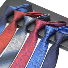 1200 agulhas gravatas masculinas 6cm,, moda, sólidas, com jacquard, finas, de negócios, azul, gravatas para homens 2024 - compre barato